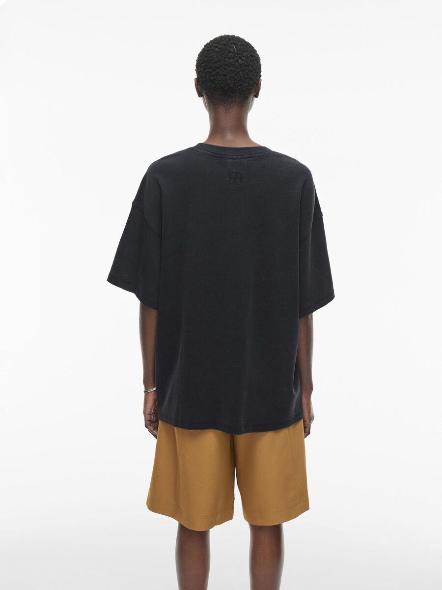 VILA ROUND NECK T-SHIRT, Meteorite, highres - 14105957_Meteorite_004.jpg