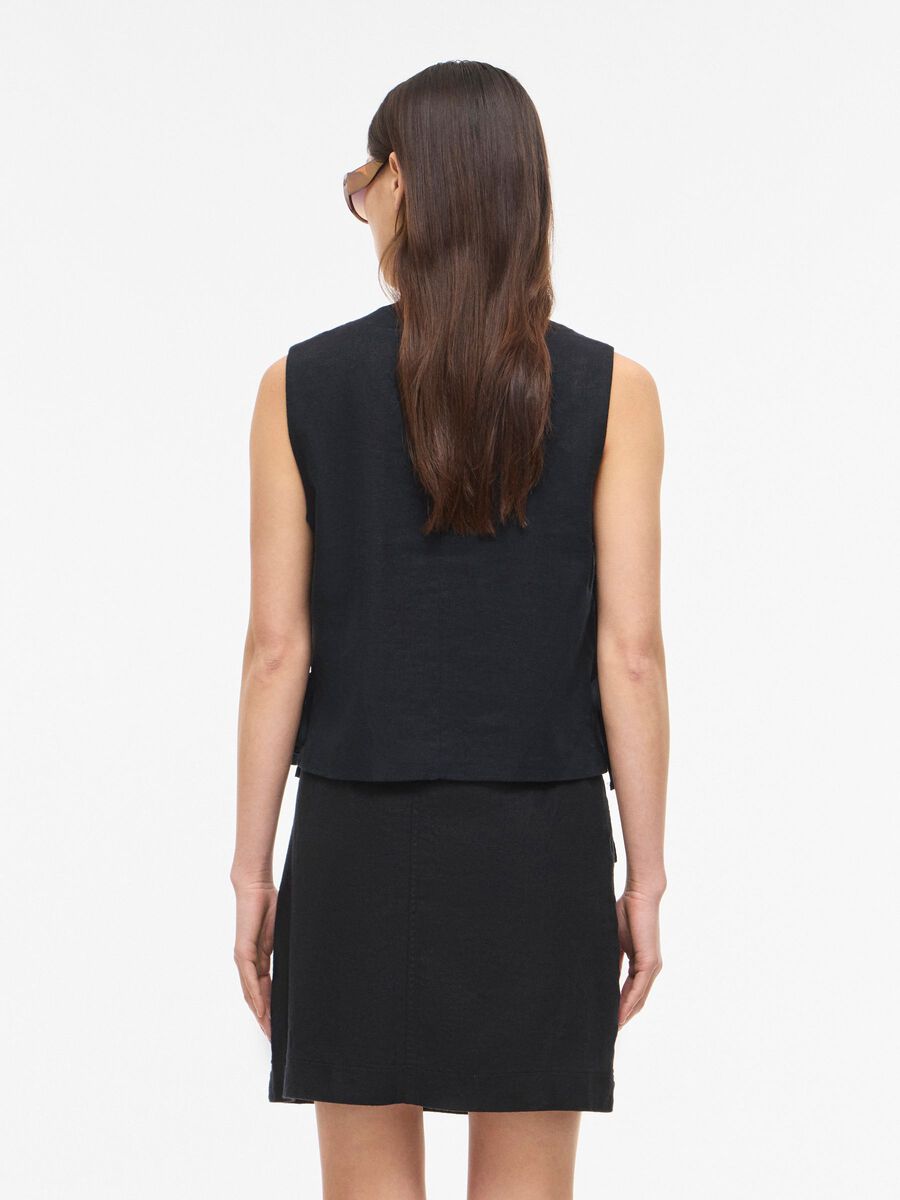 Carousel image - V-NECK WAISTCOAT, Meteorite | 2