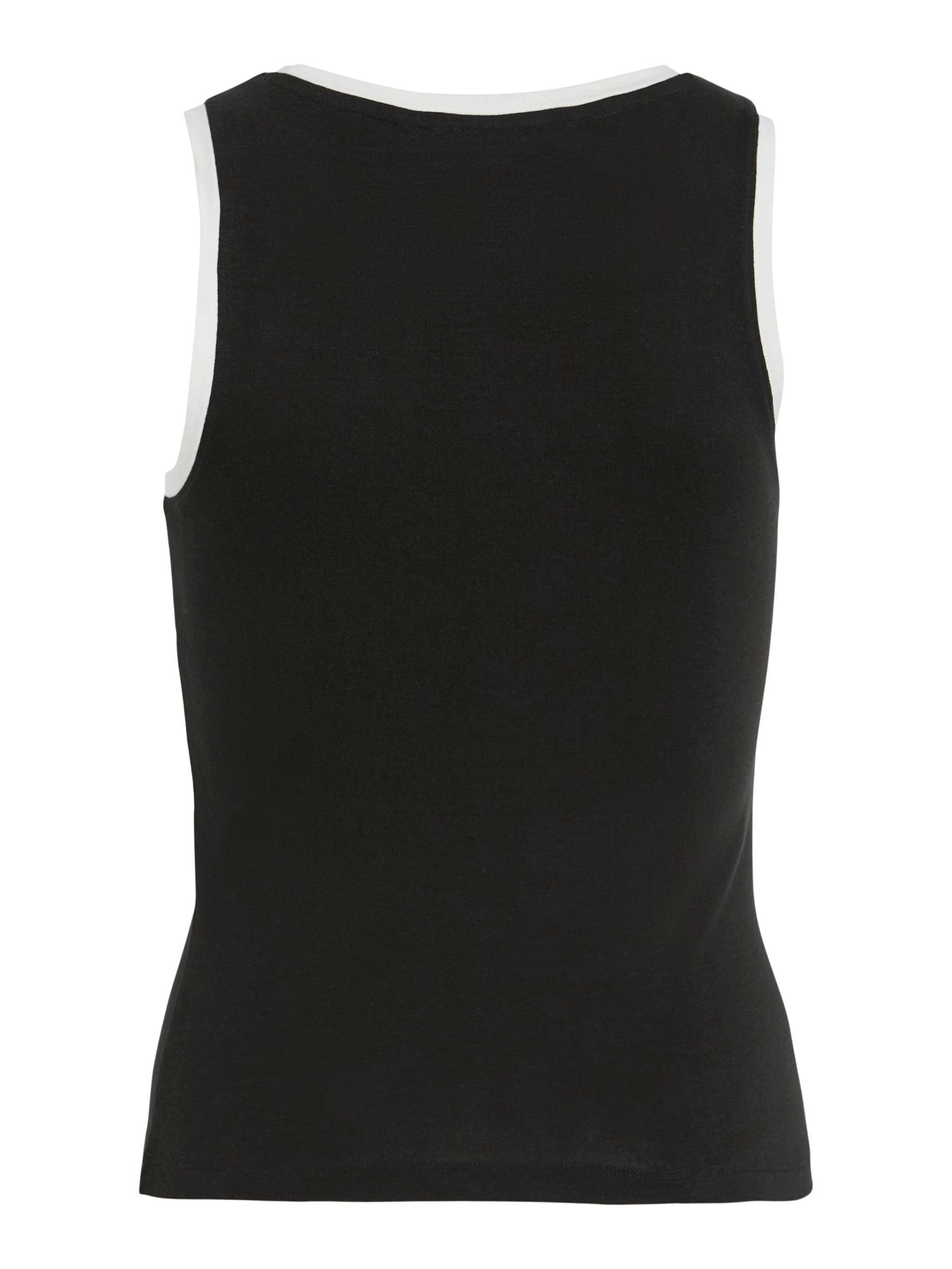 ★LECYTO★ Destroyed Radiance SleevelessBlack SLEEVELESS TANK TOP | Blue | ROUGE EDIT®