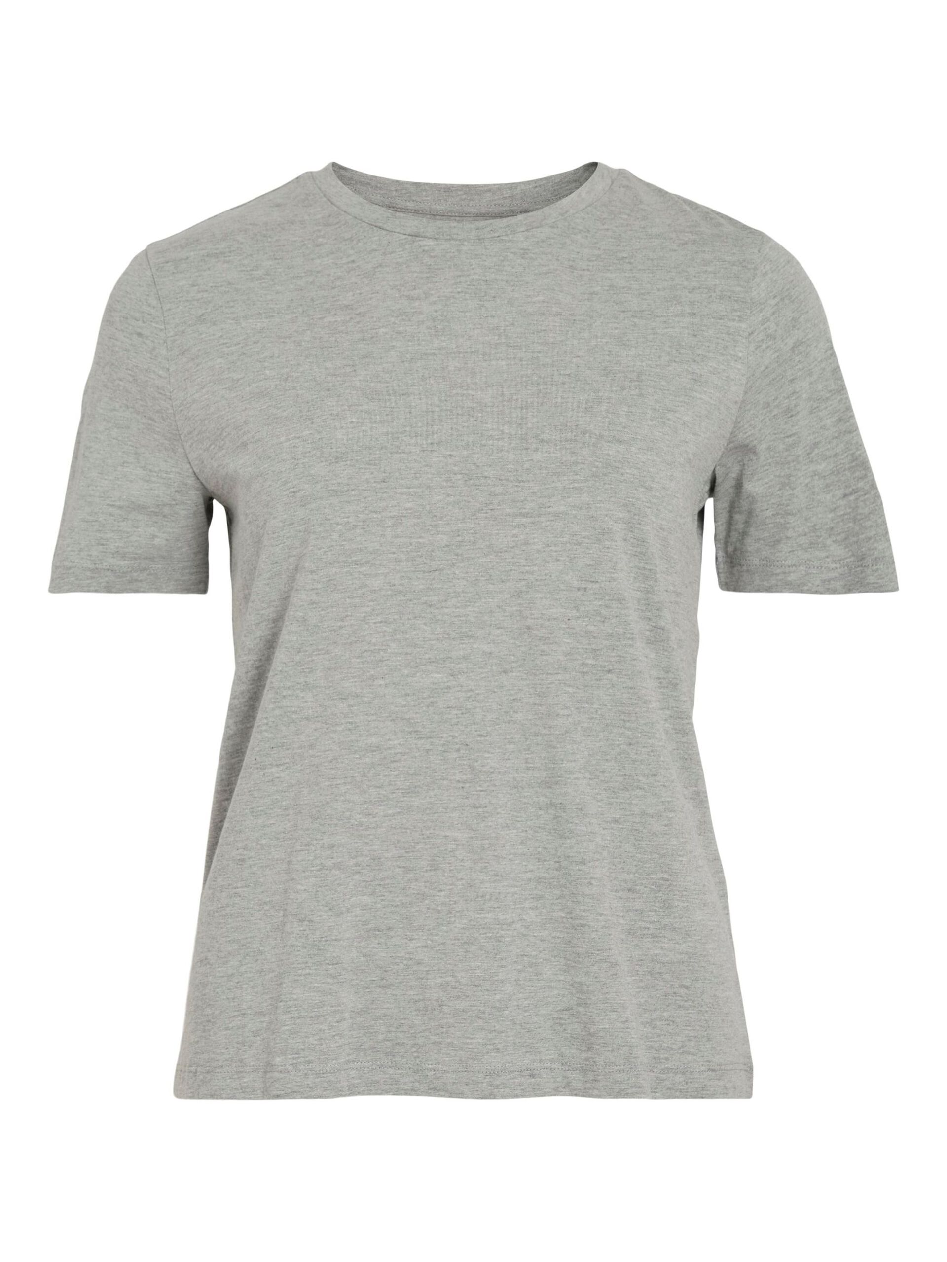 Carousel image - COTTON T-SHIRT, Light Grey Melange | 5