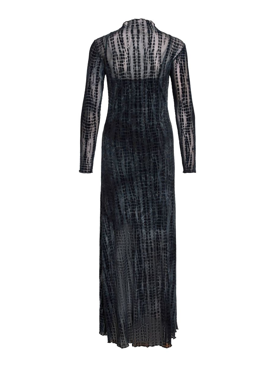 Carousel image - LONG SLEEVED MAXI DRESS, Meteorite | 2