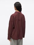VILA OVERSIZED LONG SLEEVED SHIRT, Decadent Chocolate, highres - 14107846_DecadentChocolate_004.jpg