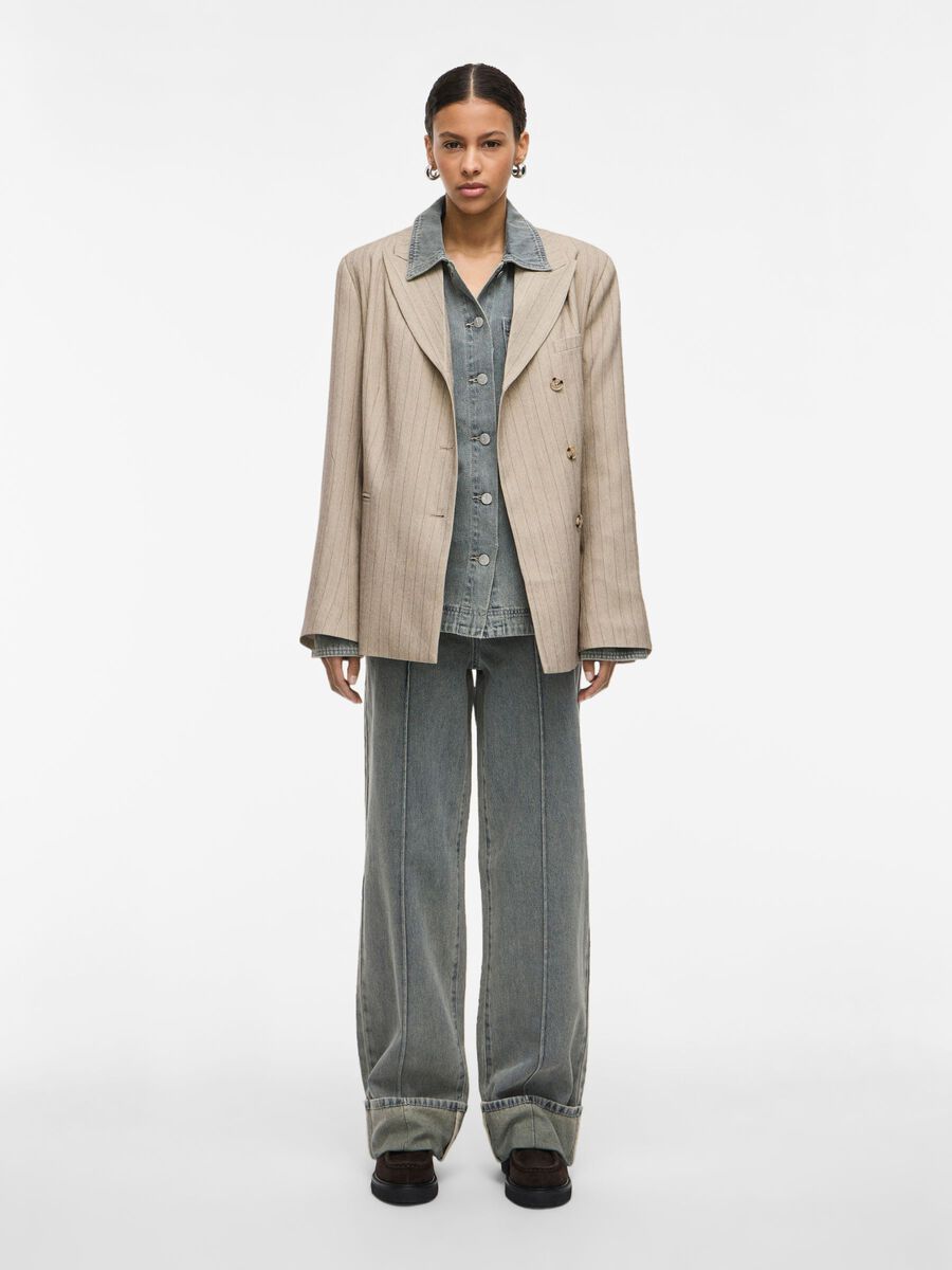 Carousel image - TAILORED BLAZER, Feather Gray | 4