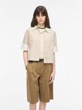 Product image thumbnail - SHORT SLEEVED SHIRT, Birch | 1
