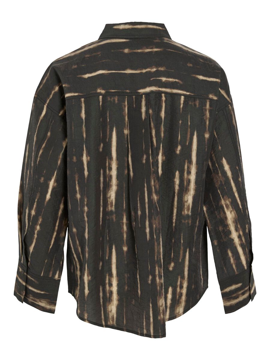 VILA PRINTED LONG SLEEVED SHIRT, Meteorite, highres - 14109368_Meteorite_1207600_002.jpg