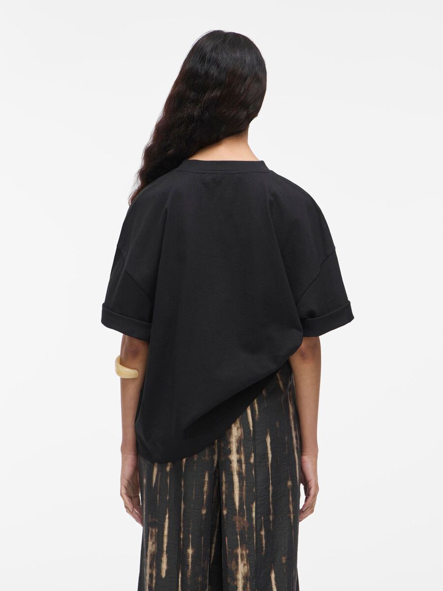VILA COTTON OVERSIZED T-SHIRT, Meteorite, highres - 14108427_Meteorite_004.jpg