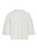VILA MANDARIN COLLAR 3/4 SLEEVED SHIRT, Cloud Dancer, highres - 14108009_CloudDancer_002.jpg