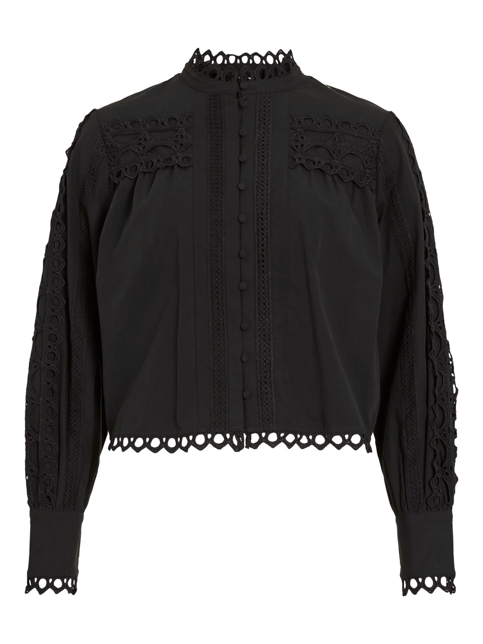 Carousel image - HIGH NECK LONG SLEEVED SHIRT, Meteorite | 5