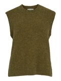 Product image thumbnail - ROUND NECK KNITTED VEST, Avocado | 5