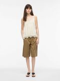 Product image thumbnail - LACE TRIM STRAP TOP, Birch | 4