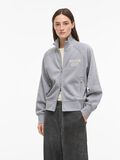 Product image thumbnail - ZIPPER SWEATSHIRT, Light Grey Melange | 1