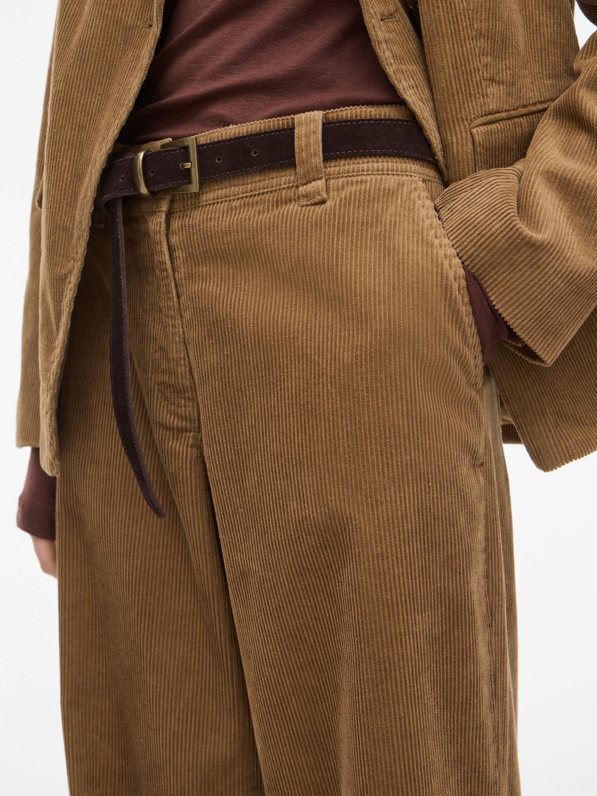 Carousel image - CORDUROY TROUSERS, Otter | 3