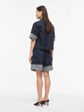 Product image thumbnail - MID-WAIST DENIM SHORTS, Dark Blue Denim | 2