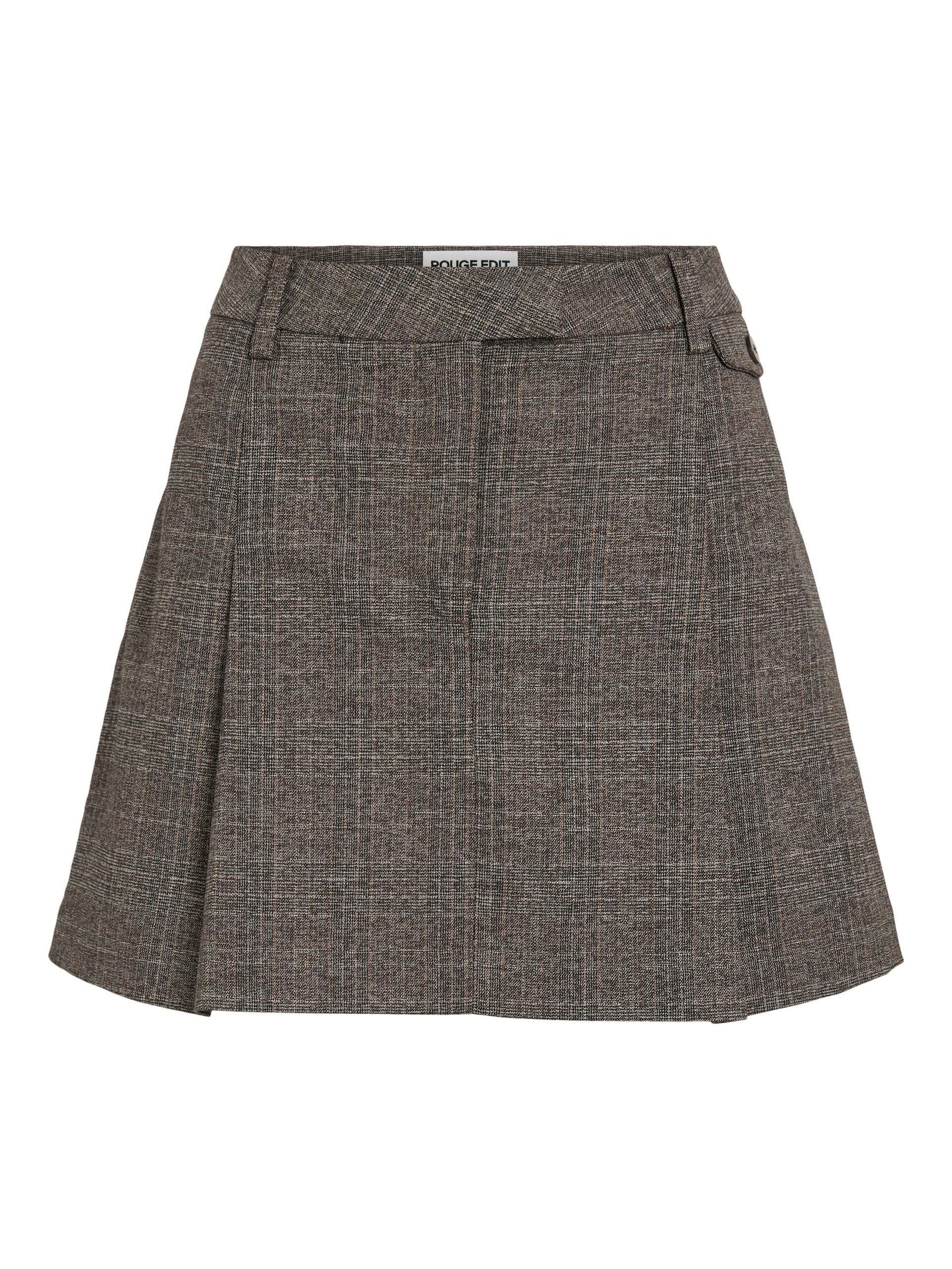 Carousel image - MID WAIST MINI SKIRT, Chicory Coffee | 5