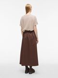 Product image thumbnail - HIGH WAIST MAXI SKIRT, Chicory Coffee | 2