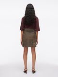 VILA HIGH WAIST LEATHER MINI SKIRT, Petrified Oak, highres - 14107820_PetrifiedOak_004.jpg