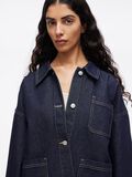 Product image thumbnail - BUTTONED DENIM JACKET, Dark Medium Blue Denim | 5