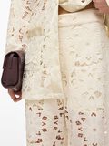 Product image thumbnail - LACE HIGH WAISTED TROUSERS, Birch | 5