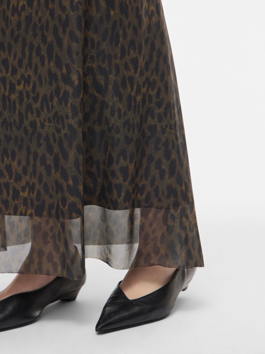 Carousel image - MID-WAIST MAXI SKIRT, Dull Gold | 3