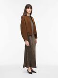 Product image thumbnail - BUTTONED BOMBER JACKET, Coffee Lique&uacute;r | 4