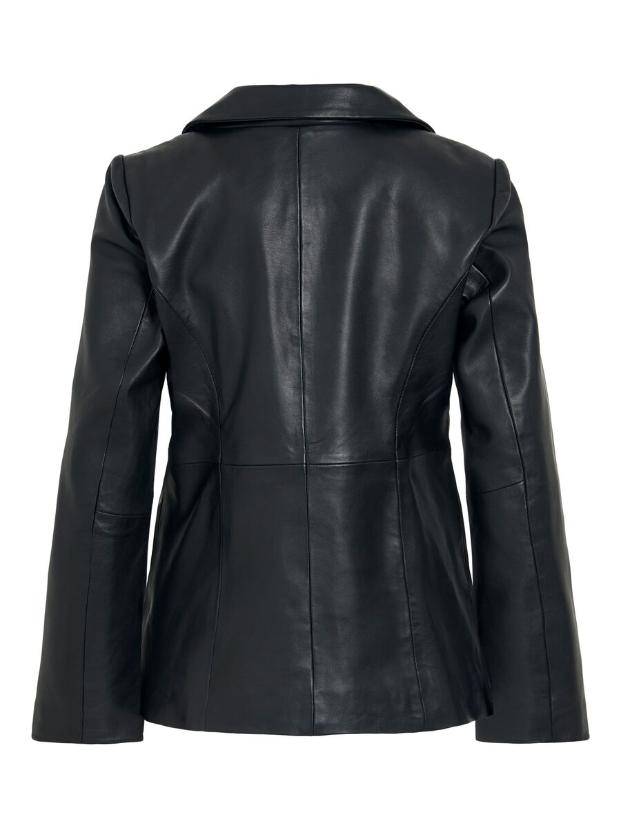 Carousel image - LEATHER BLAZER, Meteorite | 2