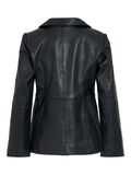 Product image thumbnail - LEATHER BLAZER, Meteorite | 2