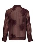 Product image thumbnail - LONG SLEEVED SHIRT, Bitter Chocolate | 2