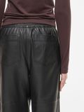 Product image thumbnail - HIGH WAIST LEATHER TROUSERS, Meteorite | 5
