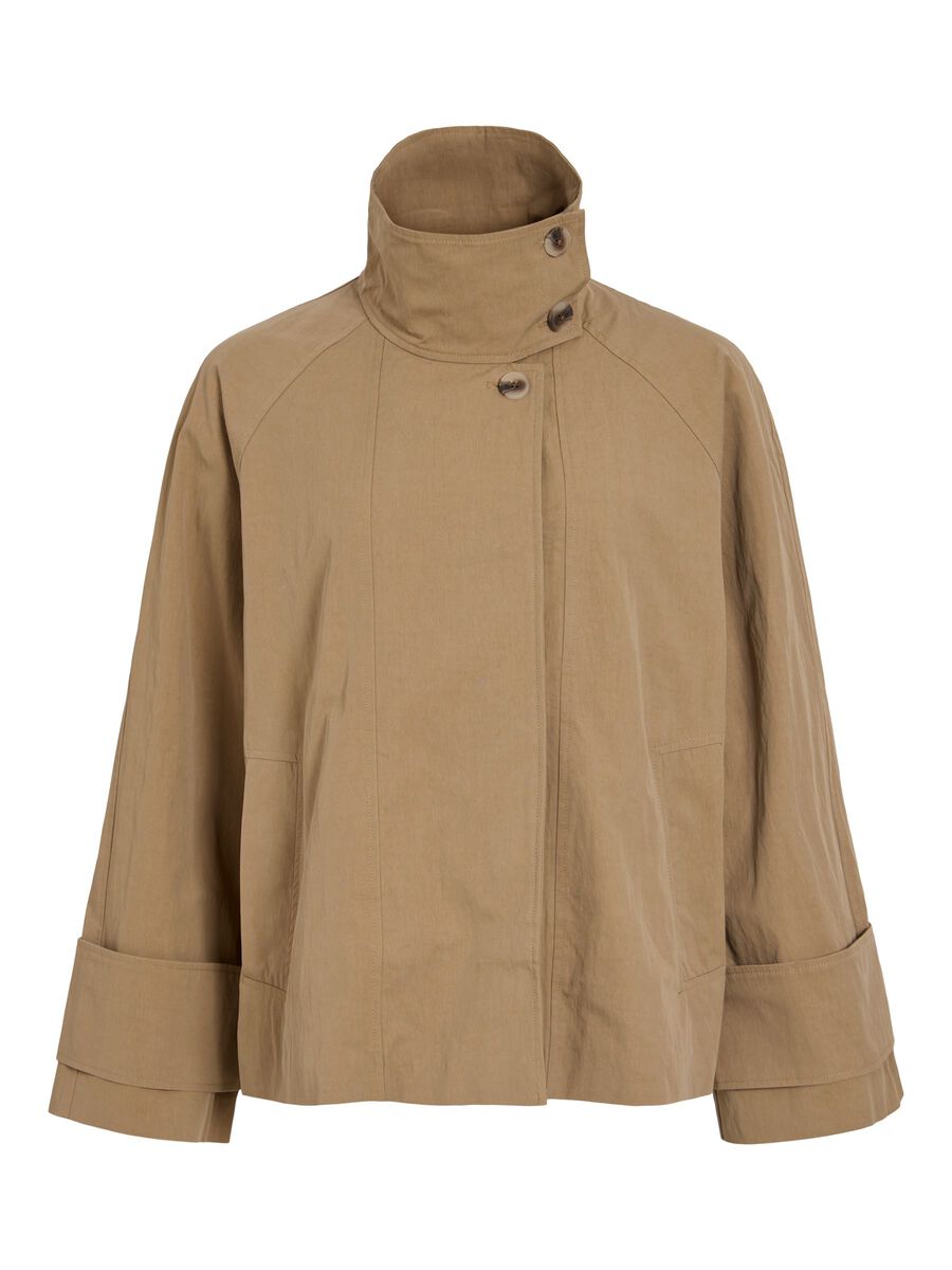 Product tile image HIGH NECK JACKET, Sepia Tint 14119707_SepiaTint