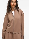 Product image thumbnail - VILOANA ZIPPER CARDIGAN, Brown Lentil | 5