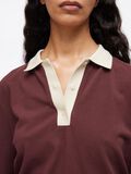 VILA COTTON POLO T-SHIRT, Decadent Chocolate, highres - 14108778_DecadentChocolate_1210061_006.jpg