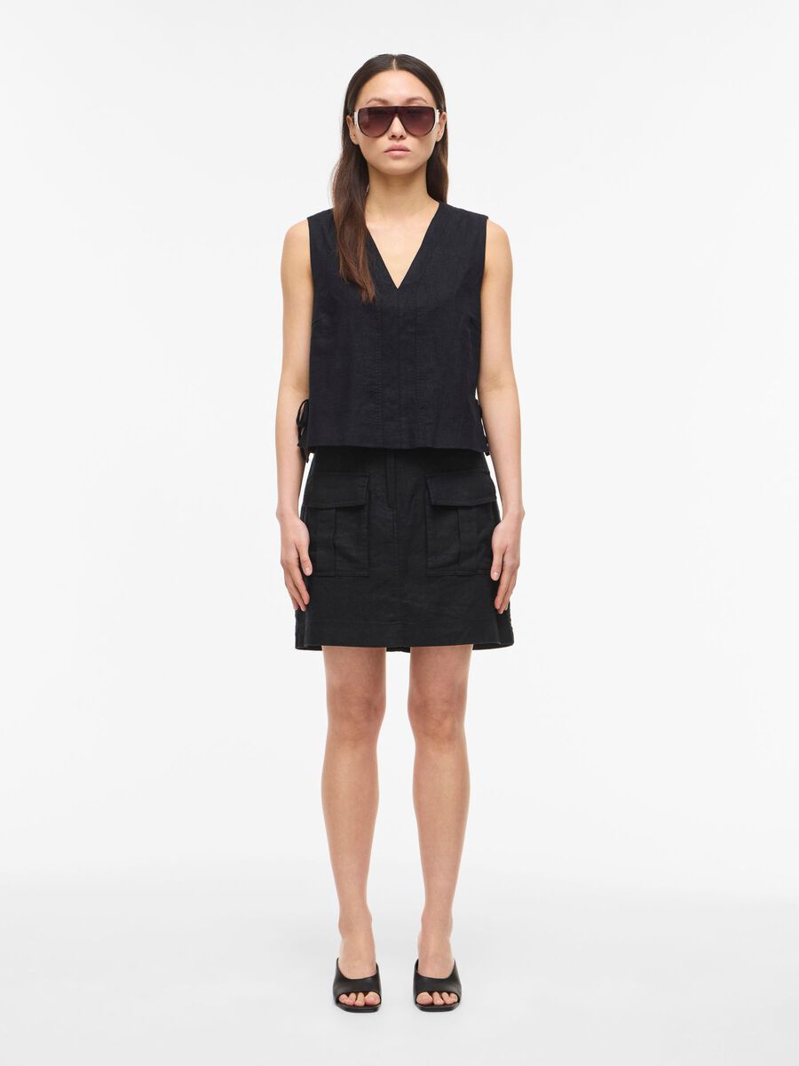 Carousel image - V-NECK WAISTCOAT, Meteorite | 4