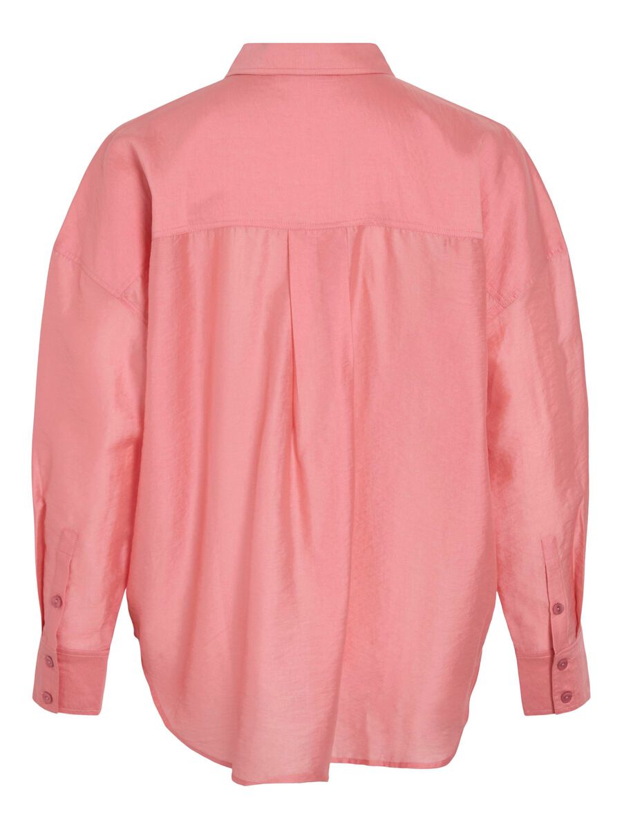 VILA OVERSIZED LONG SLEEVED SHIRT, Peach Blossom, highres - 14107743_PeachBlossom_002.jpg