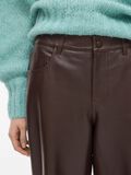 Product image thumbnail - LEATHER TROUSERS, Chicory Coffee | 3
