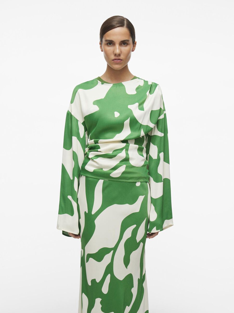 VILA ROUND NECK LONG SLEEVED TOP, Birch, highres - 14104816_Birch_1171795_003.jpg