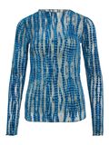 Product image thumbnail - HIGH NECK LONG SLEEVED TOP, Directoire Blue | 5