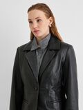 Product image thumbnail - LEATHER BLAZER, Meteorite | 3