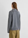 Product image thumbnail 2 SCARF KNITTED PULLOVER, Dark Grey Melange