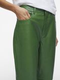 VILA HIGH WAIST LEATHER TROUSERS, Artichoke Green, highres - 14102853_ArtichokeGreen_006.jpg
