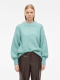 Product image thumbnail - ROUND NECK KNITTED PULLOVER, Aquifer | 1