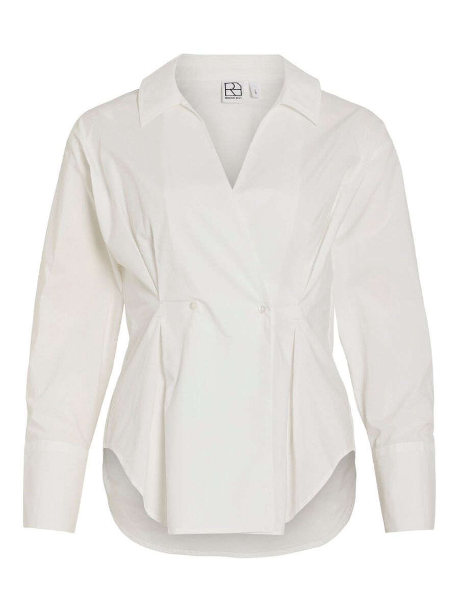 Product tile image - V-NECK LONG SLEEVED SHIRT, Cloud Dancer | 14118651_CloudDancer