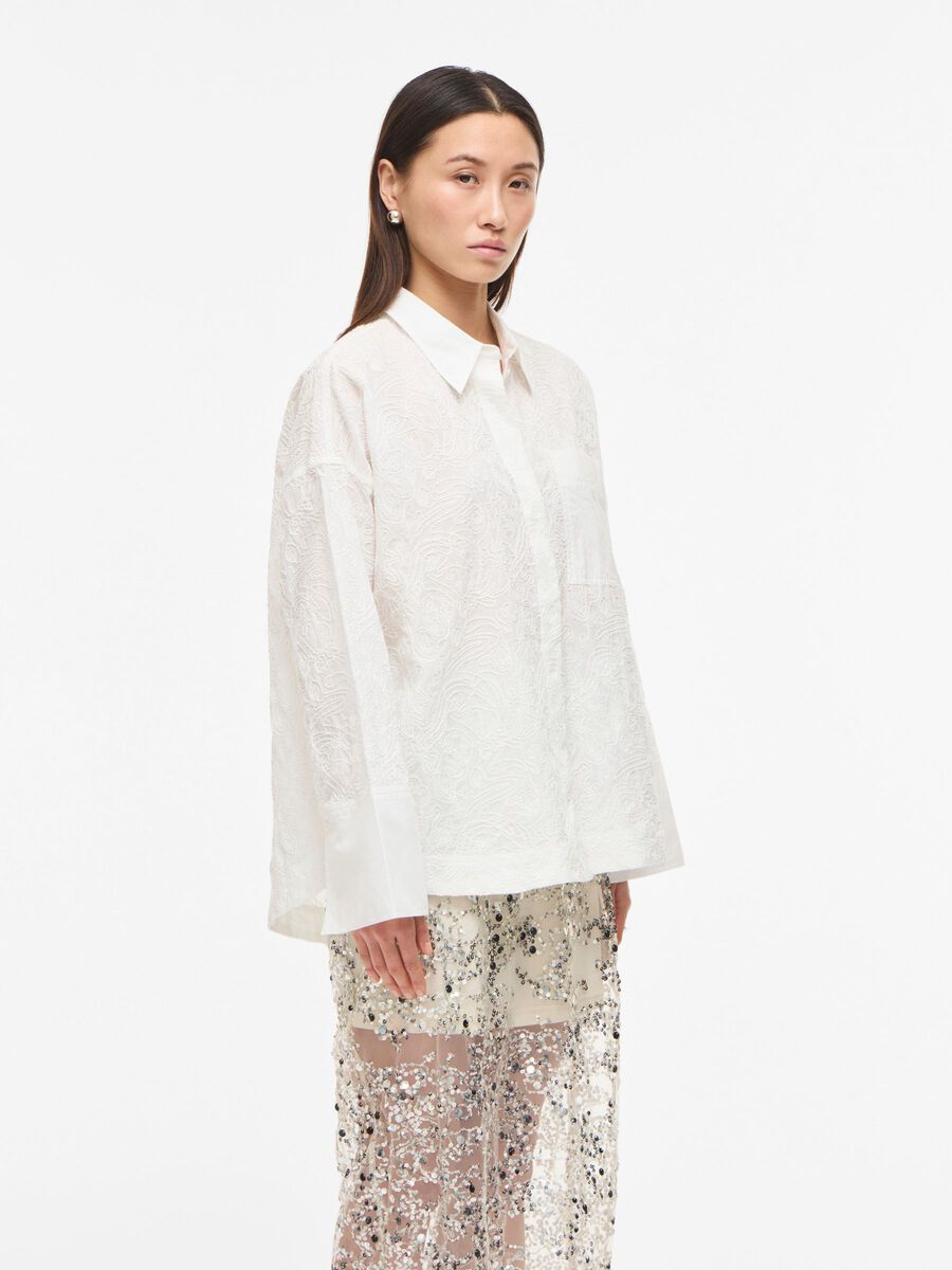 Carousel image - OVERSIZED SHIRT, Cloud Dancer | 1