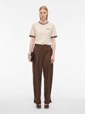 Product image thumbnail - ROUND NECK T-SHIRT, Oatmeal | 4