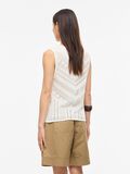 Product image thumbnail - SLEEVELESS KNITTED TOP, Birch | 2