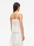 Product image thumbnail - EMBROIDERED STRAP TOP, Cloud Dancer | 2