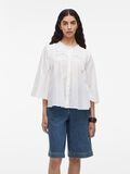 VILA MANDARIN COLLAR 3/4 SLEEVED SHIRT, Cloud Dancer, highres - 14108009_CloudDancer_003.jpg