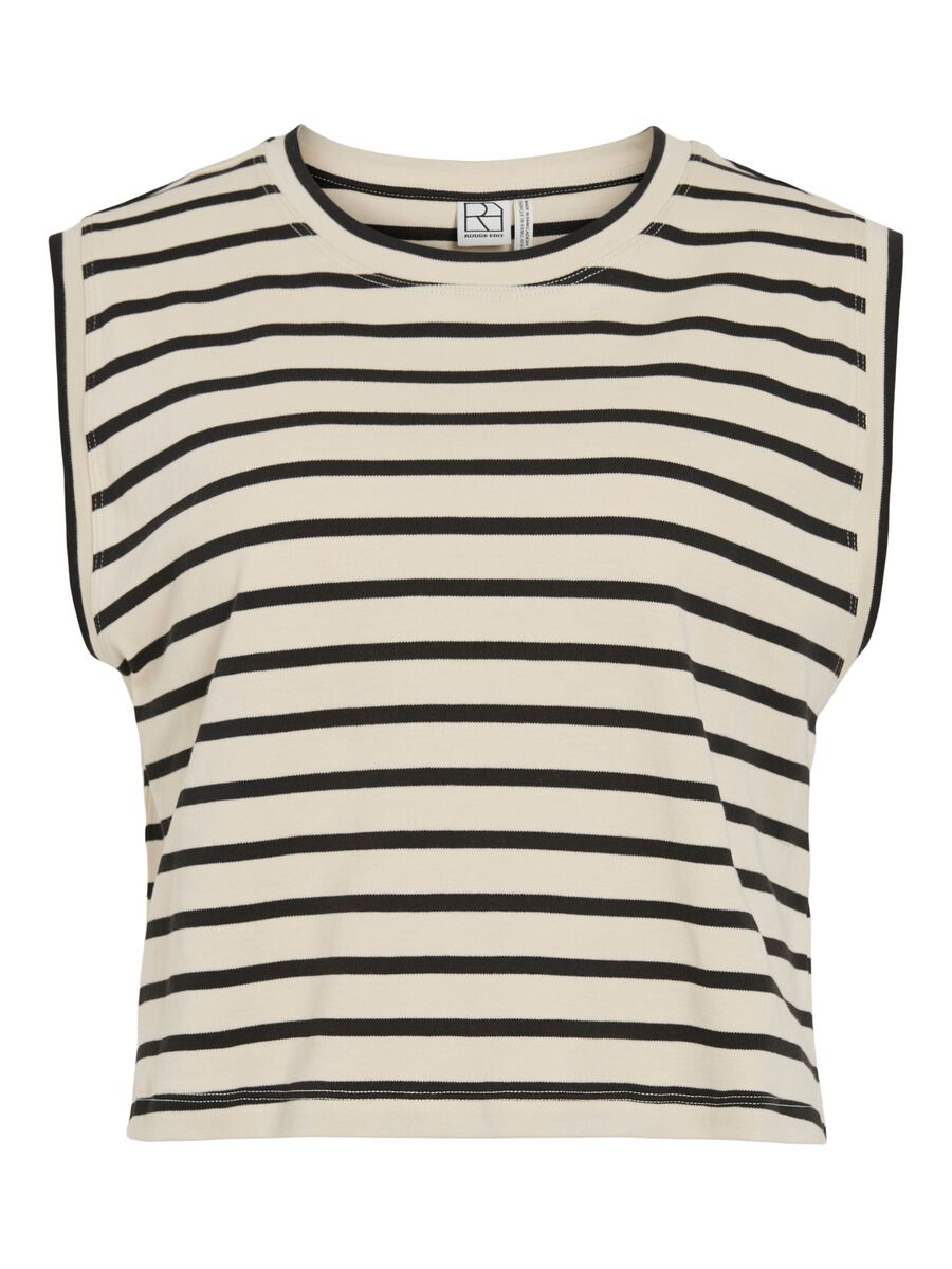 Product tile image - ROUND NECK SLEEVELESS TOP, Meteorite | 14114757_Meteorite_1260499