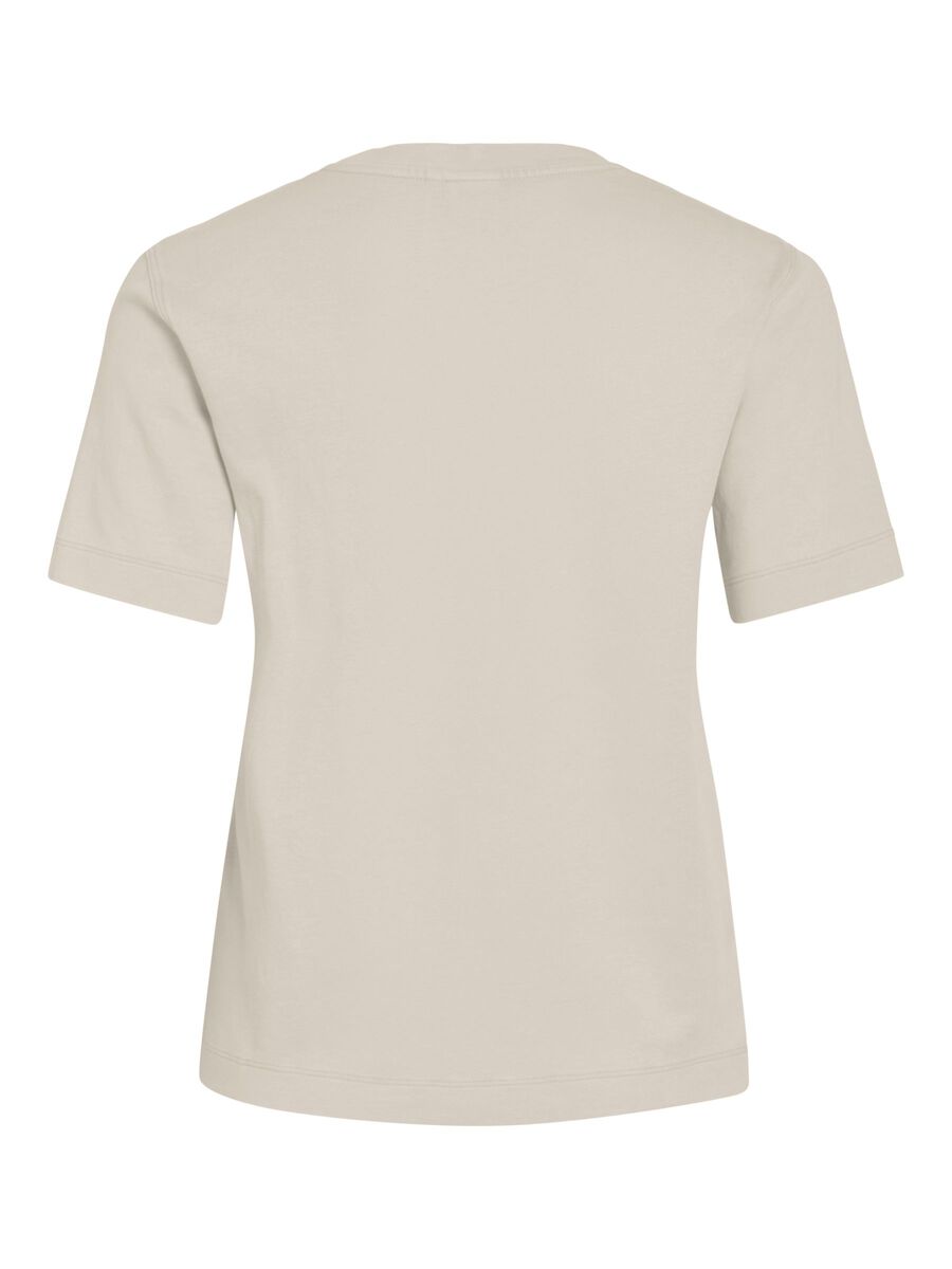 Carousel image - ROUND NECK SHORT-SLEEVED T-SHIRT, Birch | 2