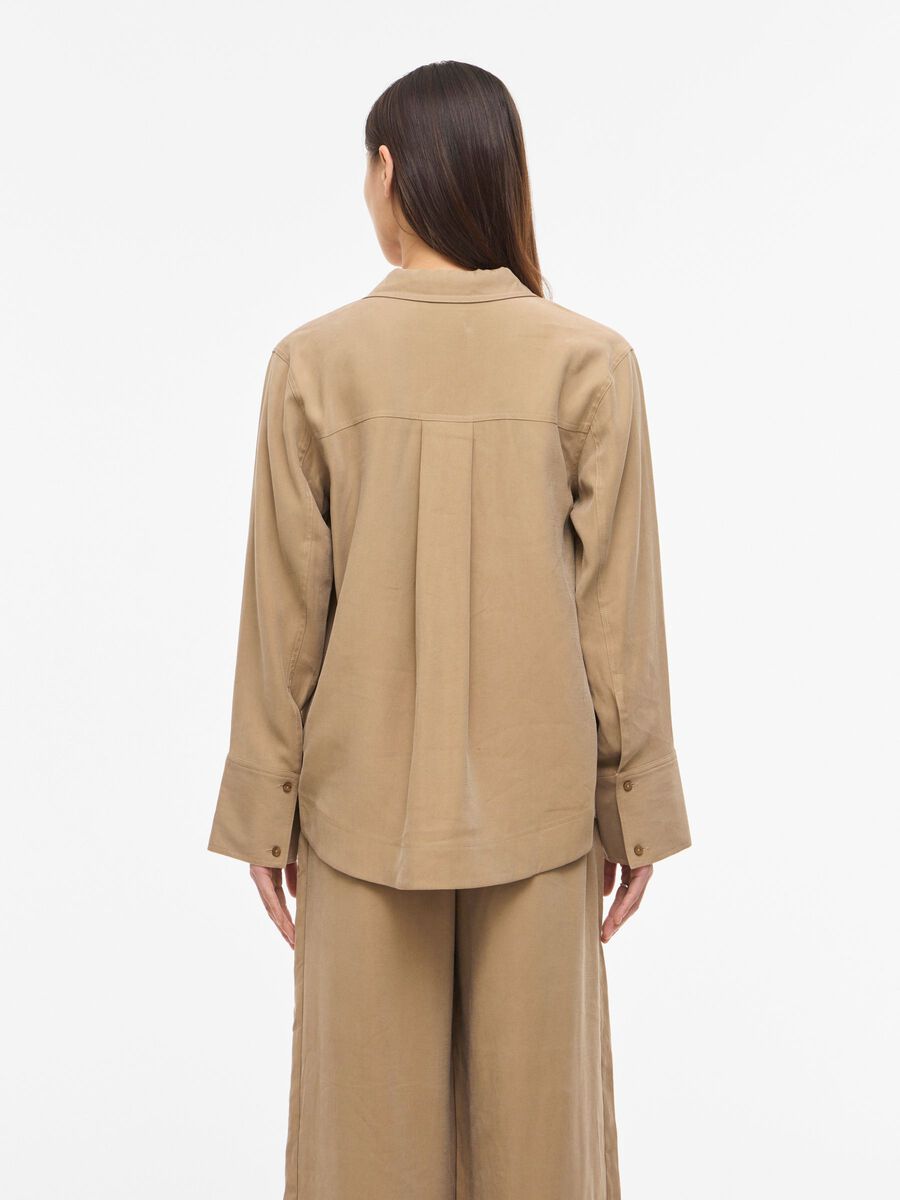 Carousel image - OVERSIZED SHIRT, Petrified Oak | 2