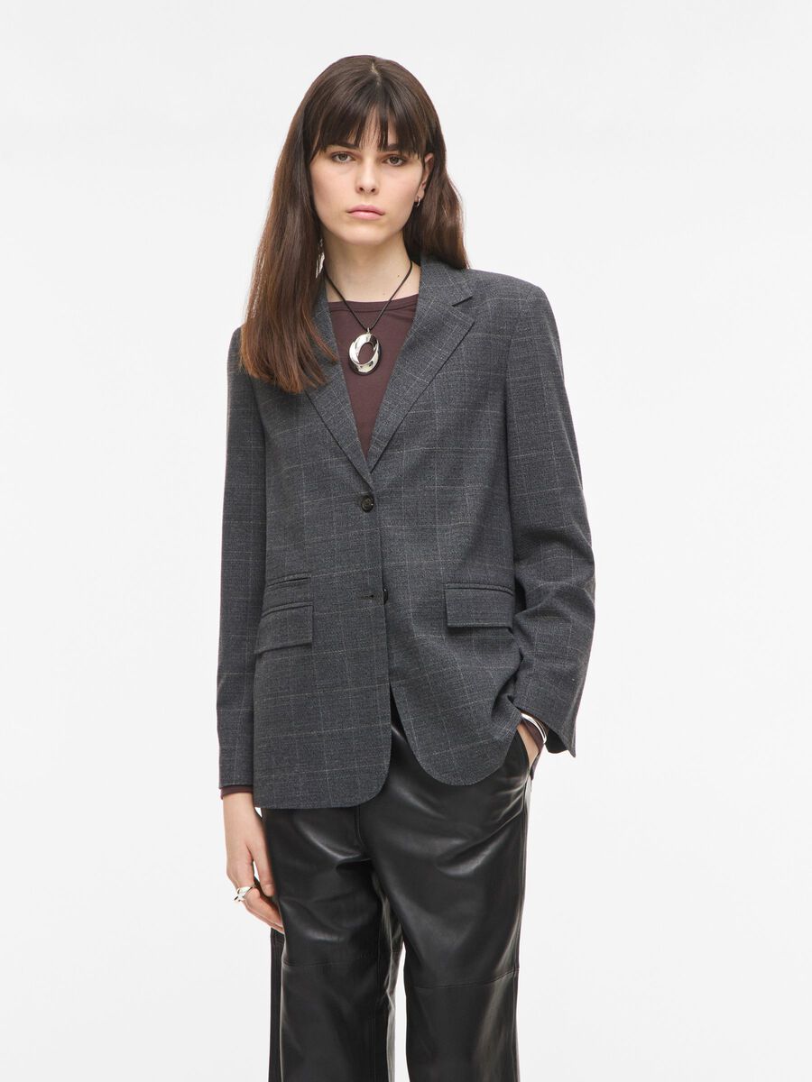 Product tile image - SINGLE-BREASTED BLAZER, Meteorite | 14116980_Meteorite_1279979